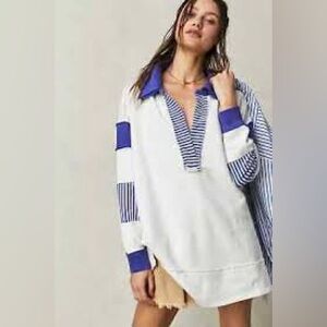 Free People Clean Prep Polo